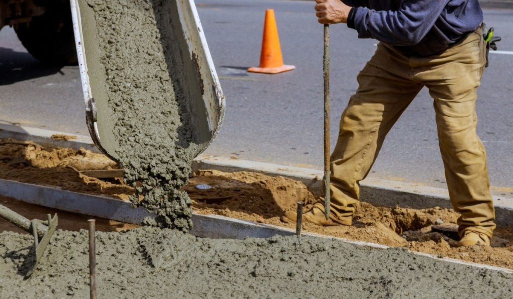 concrete pour winter precautions waukesha