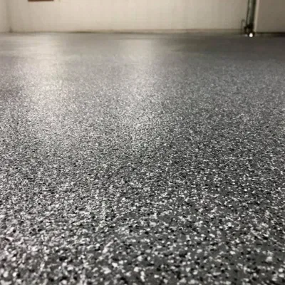 Epoxy floor application in Brookfield, WI enhancing durability and aesthetics of the workspace
