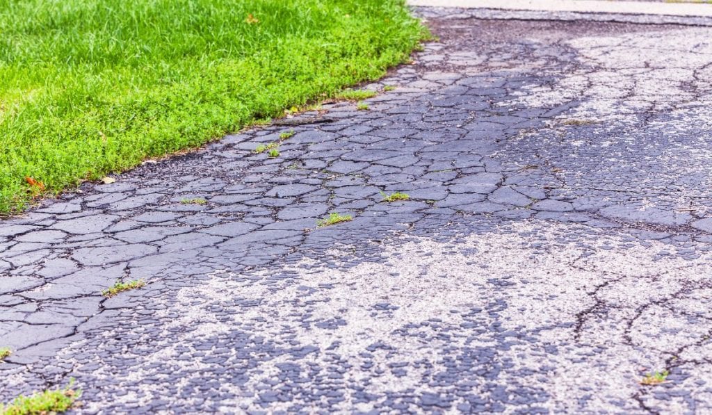 heavy vehicles causing driveway cracks
