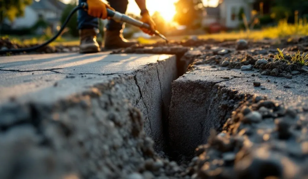 concrete crack repair foundation