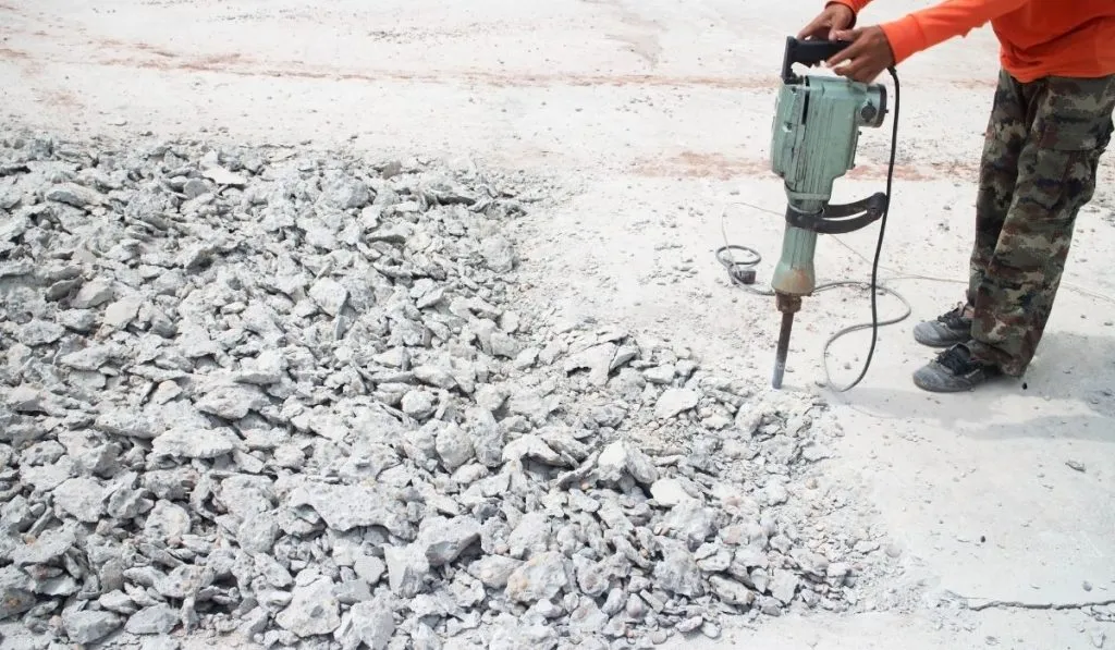 concrete crack repair vs full replacement